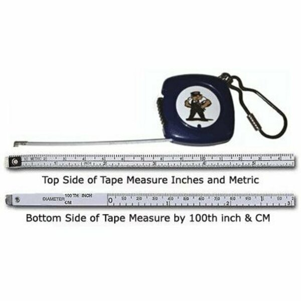 Pipeman 24 In OD Tape Measure by 100ths 416-04-024